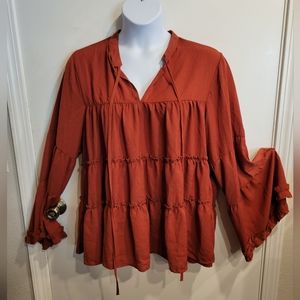 NWT Impressions boho top.